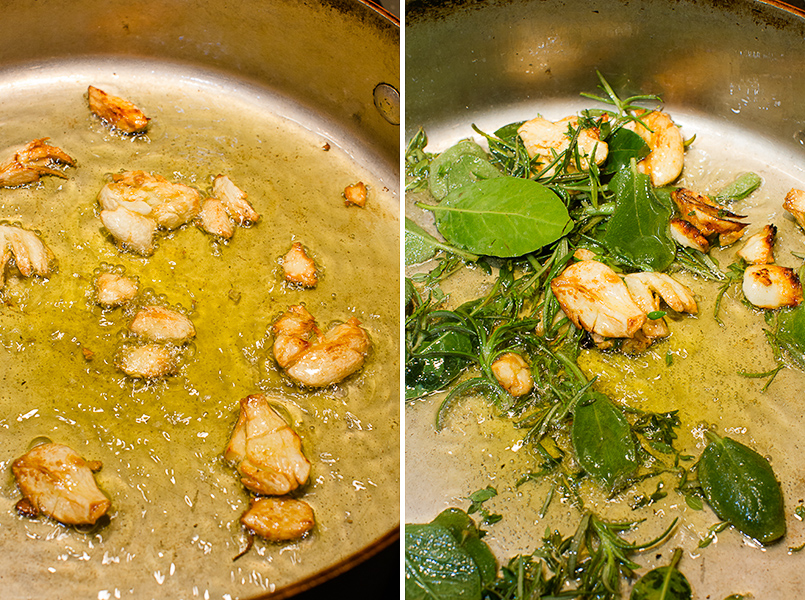 Lamb Steaks with Herbs and Caramelized Garlic-6