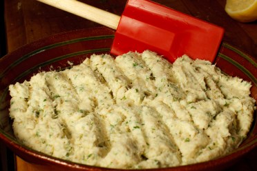 Brandade with Peppers, Olives and Arugula-14