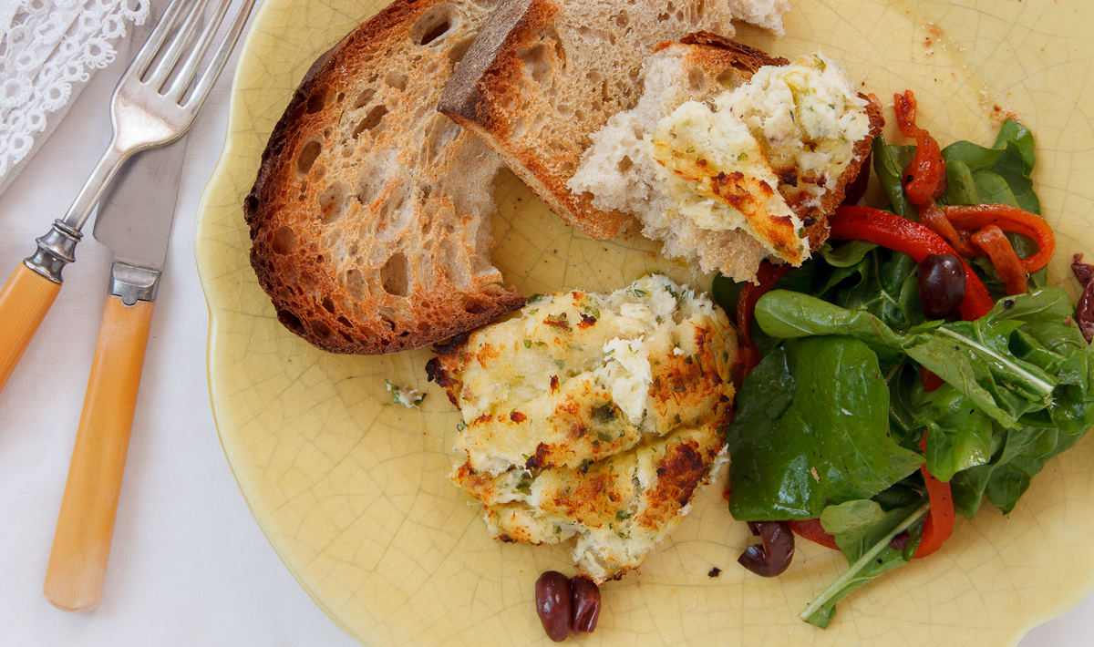 Brandade with Peppers, Olives and Arugula-16