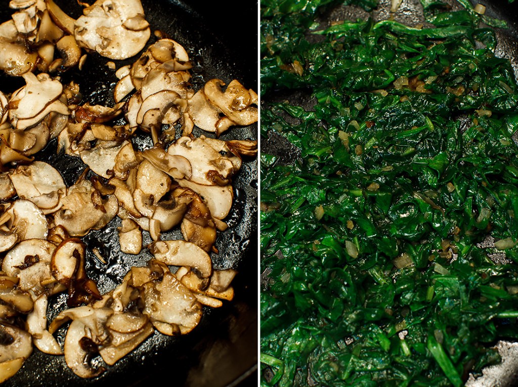 Shirred Eggs with Spinach and Mushrooms TGF -3