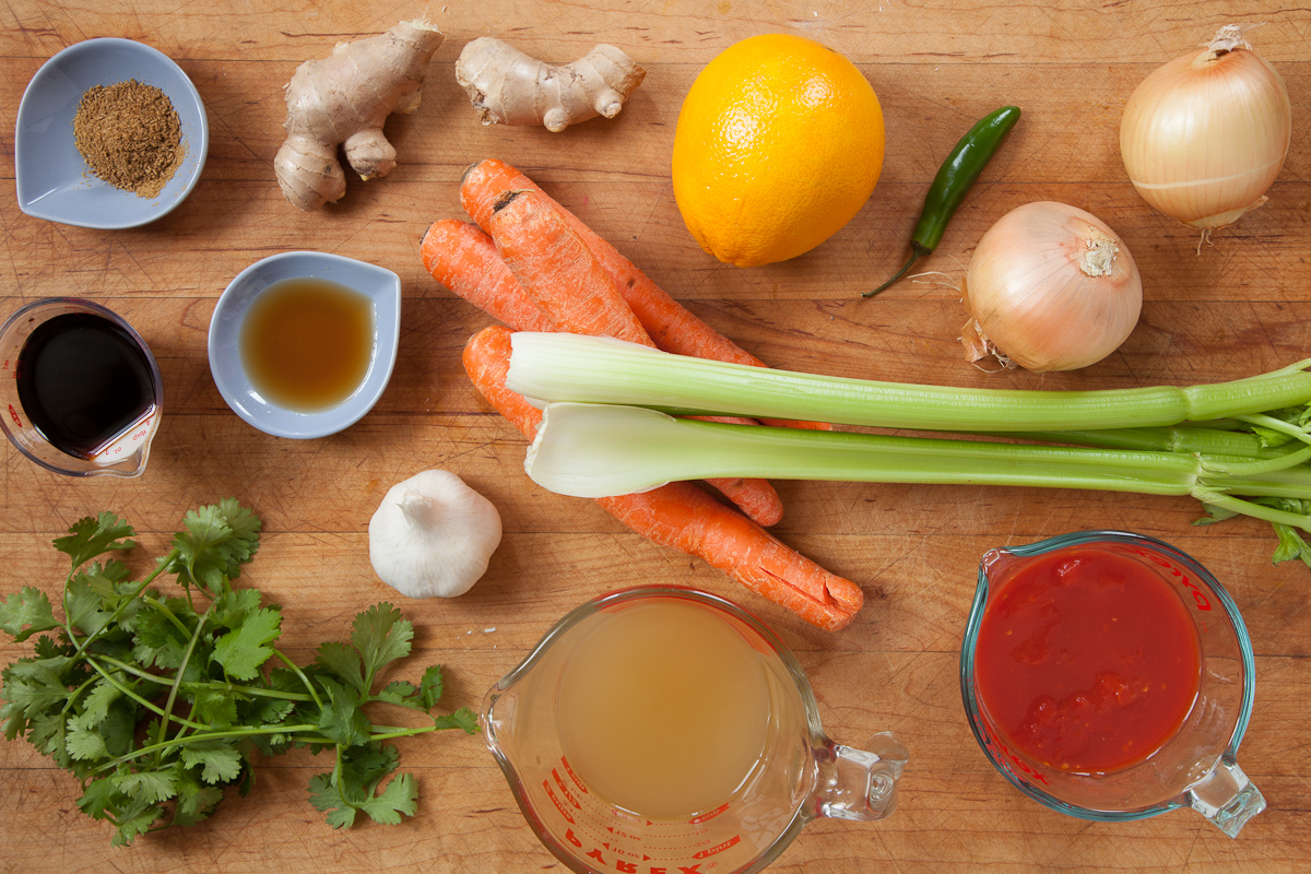 Slow Pork with Chow Fun Noodles and Kimchi-4