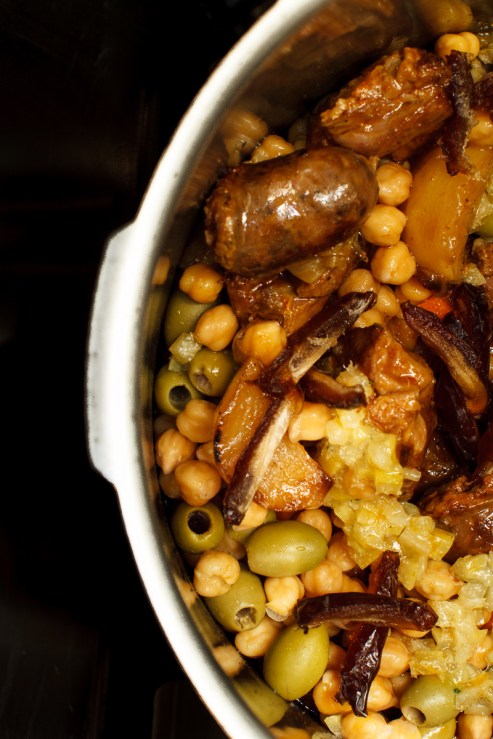 Pressure Cooker Lamb Stew with Chickpeas, Preservred Lemon and Saffron-1
