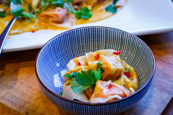 Sweet Potato Wontons with Cashew Sauce-20