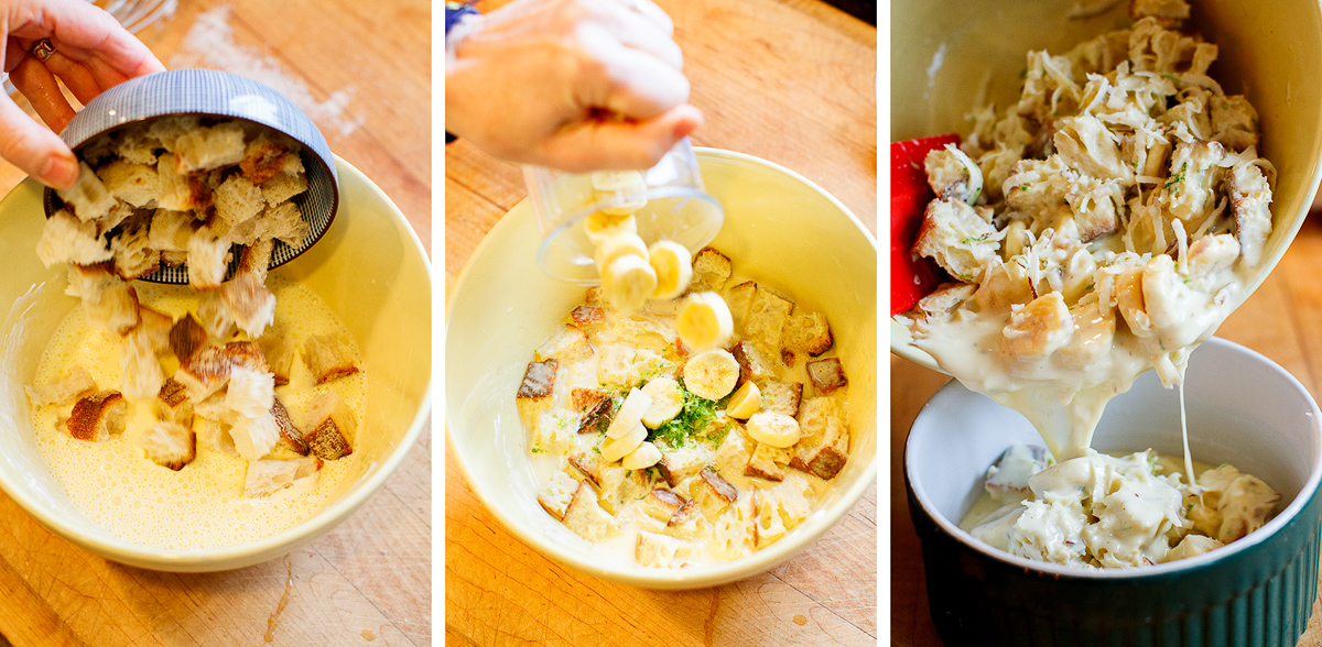 Coconut Banana Lime Bread Pudding TGF-6