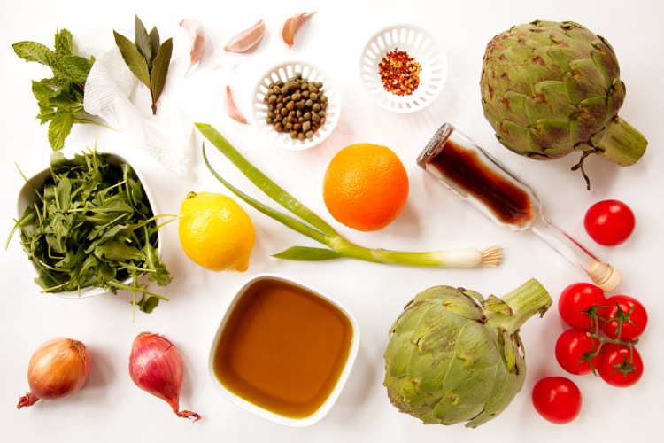 Braised Artichokes TGF - 3