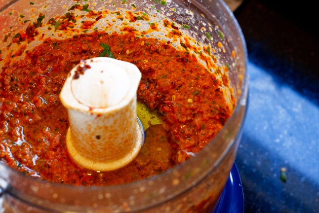 Grilled Spring Onions with Romesco TGF-22