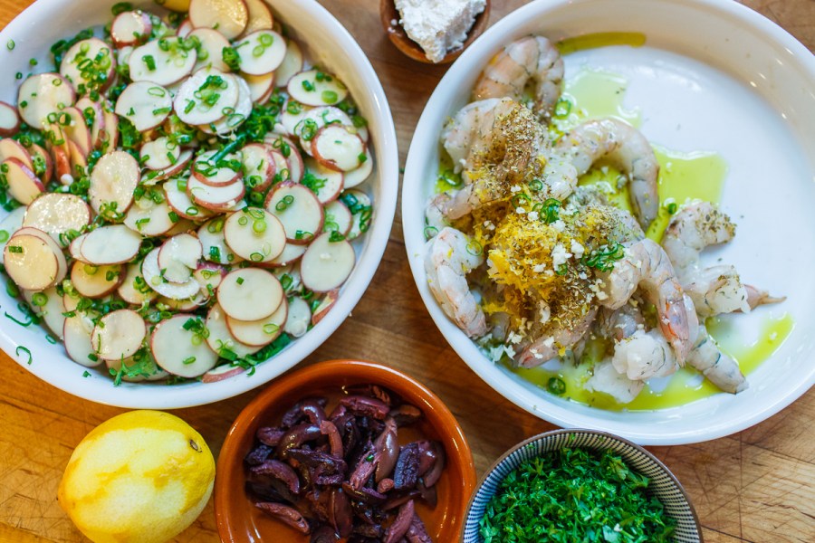 Shrimp in a Pouch with Lemon Mayonnaise-14