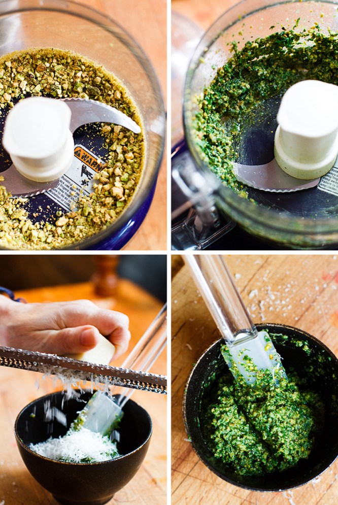 Spring Onion and Strawberry Salad with Pistachio Pesto-6