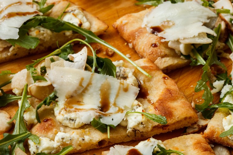 Pizza with Porcini Salad-35