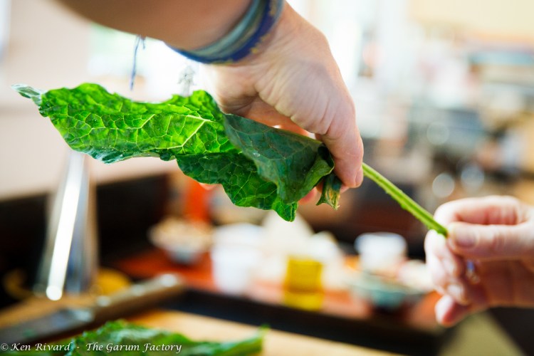 Kale Salad with Plums, Roquefort and Walnuts-8930