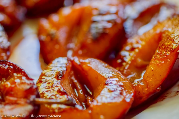 Kale Salad with Plums, Roquefort and Walnuts-