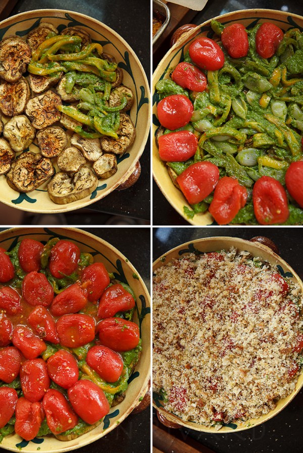 Eggplant, Pepper and Tomato Gratin-23