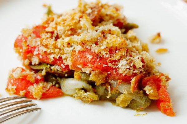 Eggplant, Pepper and Tomato Gratin-29