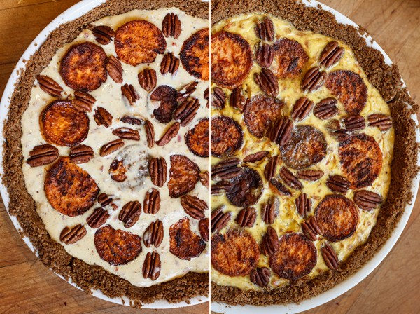 Sweet Potato and Gruyère Pie with Pecans-2-6