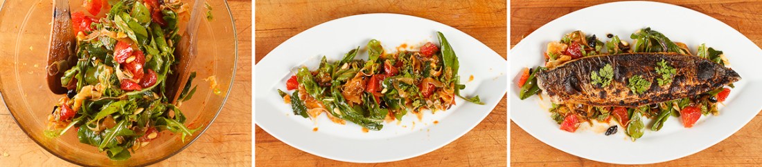 Spanish Mackerel, Saffron and Honey with Fennel - Blood Orange Salad-40