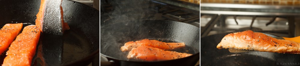 Salmon with strawberries 3-2-2