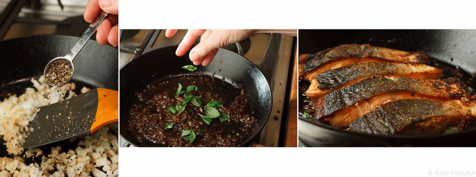 Salmon with strawberries 3-3-2