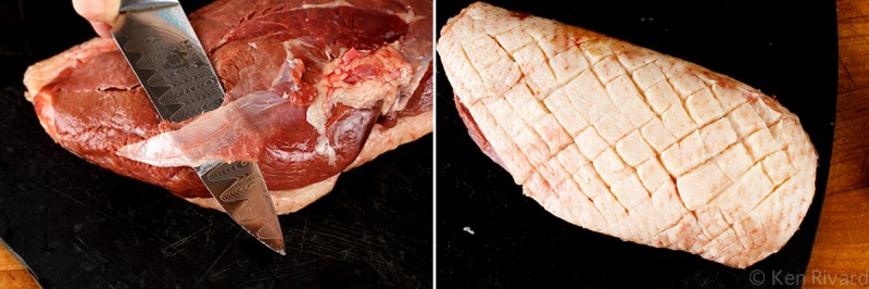 Grilled Duck Breast with Peaches 2-2