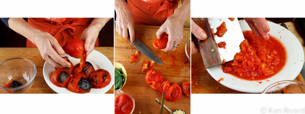 Bucatini with Red and Green Tomatoes 3-1-2